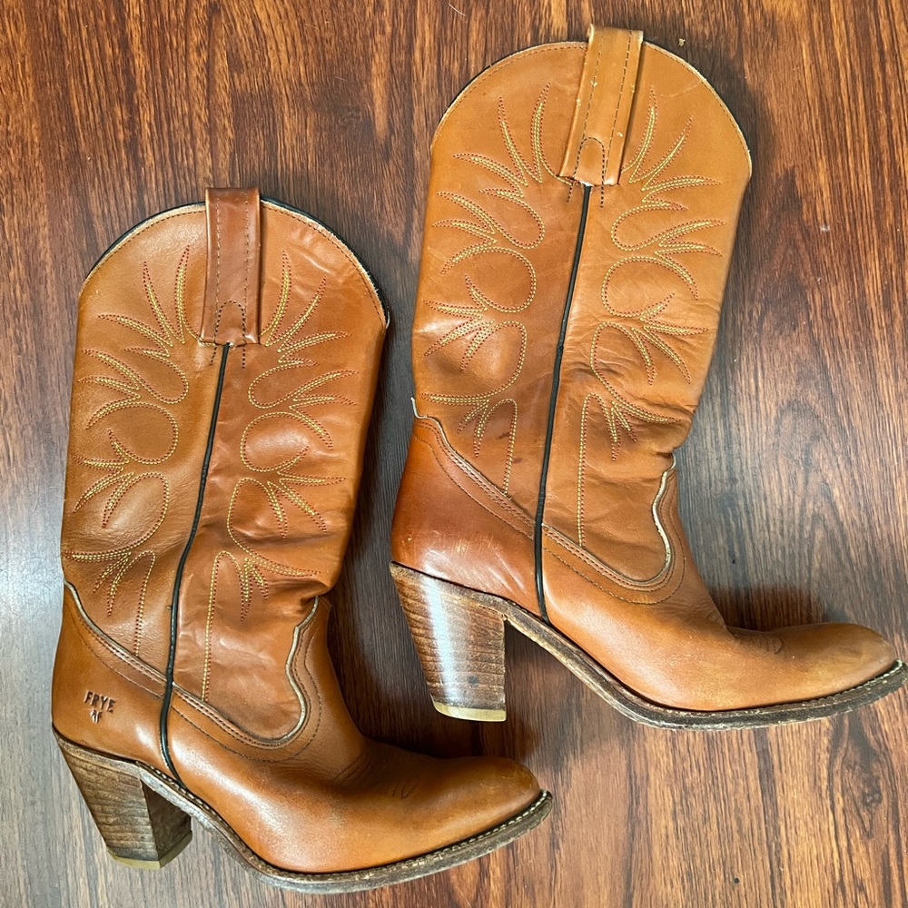 Vintage 1970’s Frye leather boots size 7 or 7.5
